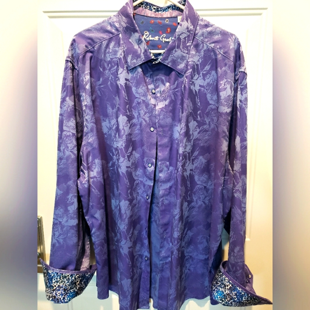 ROBERT GRAHAM Mens 4XL DRESS SHIRT Like New